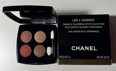 chanel eyeshadow 268 ebay|CHANEL Les 4 Ombres Quadra Eye Shadow 268 Candeur Et .